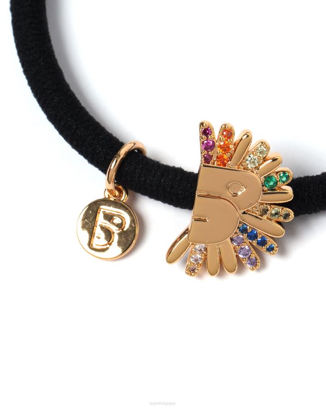 serre-tête à logo doré A Bathing Ape femmes ZHX6N41124 cause