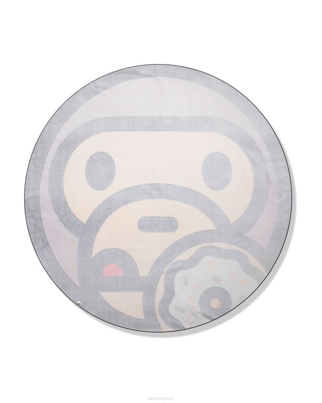 serviette de plage bébé milo A Bathing Ape femmes ZHX6N41094 brun
