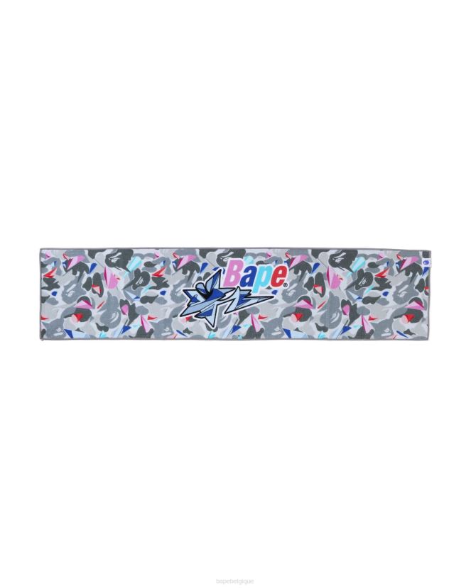 serviette de sport x ldg camo A Bathing Ape Hommes ZHX6N4532 gris