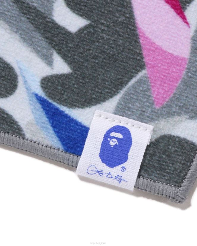 serviette de sport x ldg camo A Bathing Ape Hommes ZHX6N4532 gris