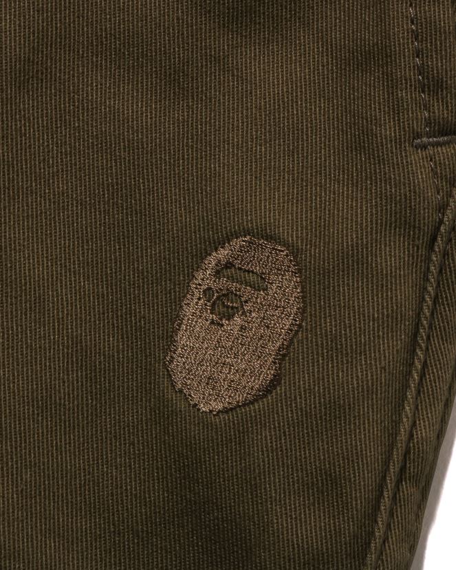 short chino ample à un point A Bathing Ape Hommes ZHX6N498 beige