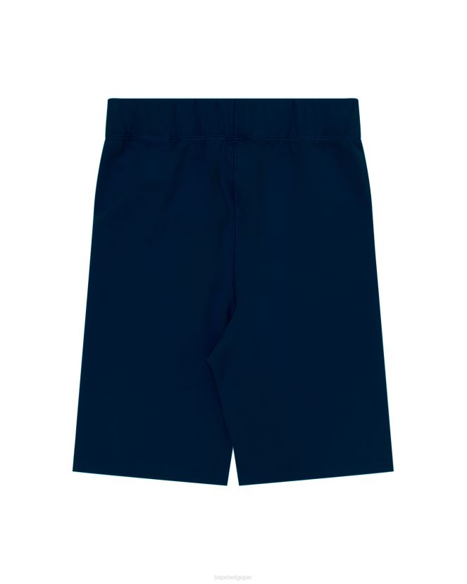short coupe slim A Bathing Ape femmes ZHX6N4943 bleu marine