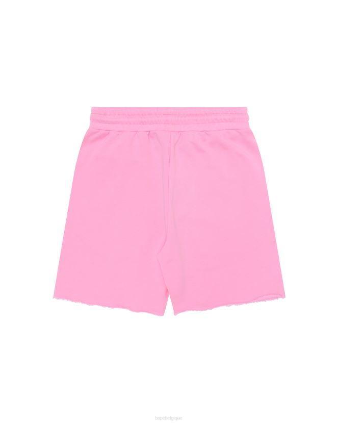 short de détente à logo A Bathing Ape femmes ZHX6N4961 rose