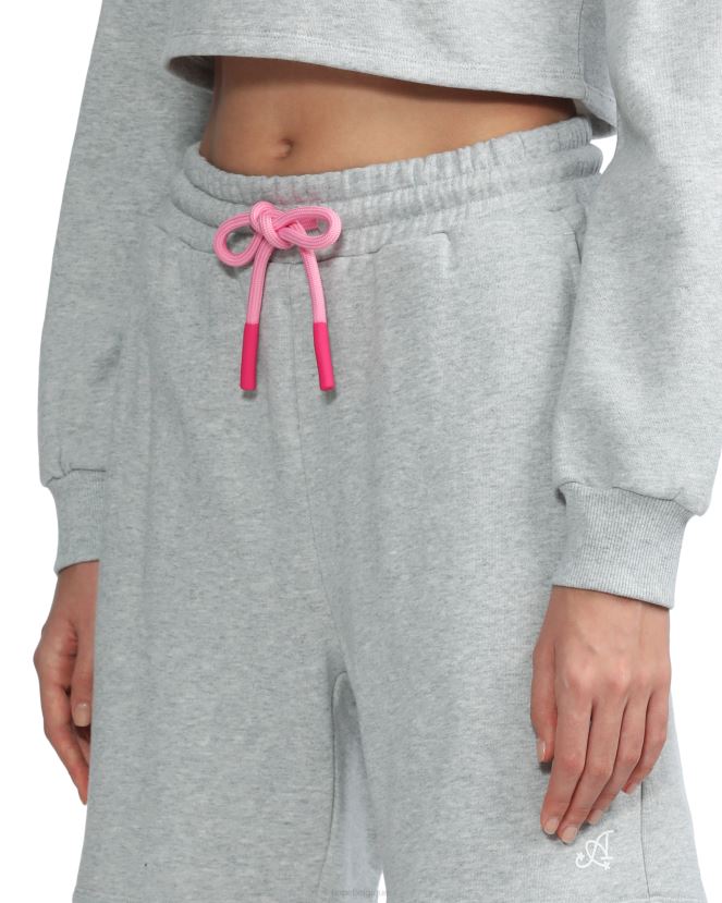 short de jogging à logo A Bathing Ape femmes ZHX6N4886 gris