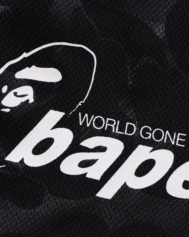 short de match de football A Bathing Ape Hommes ZHX6N4355 noir
