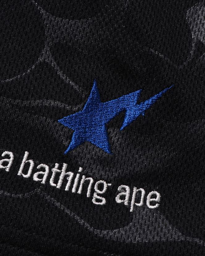 short de match de football A Bathing Ape Hommes ZHX6N4355 noir