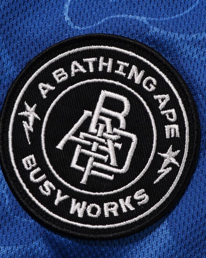 short de match de football A Bathing Ape Hommes ZHX6N4356 bleu