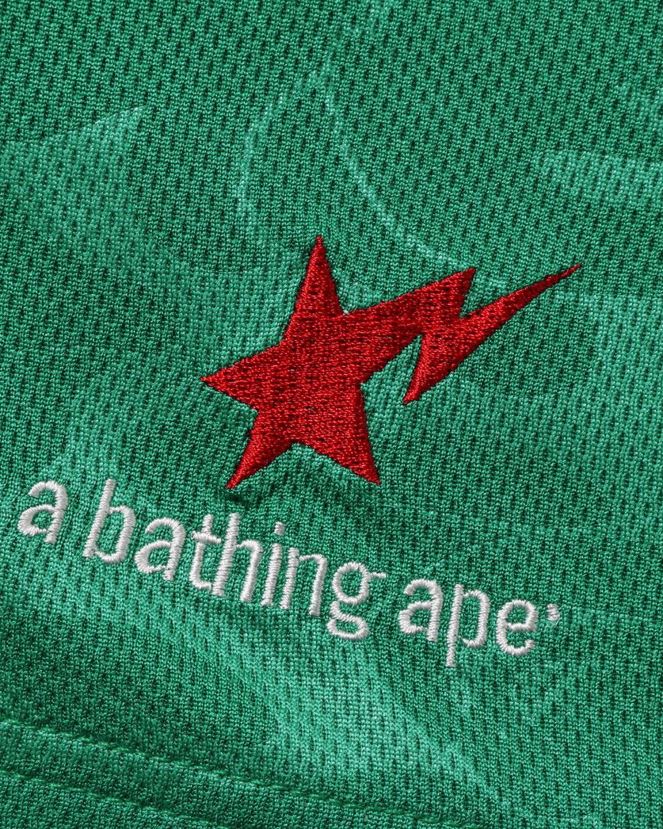 short de match de football A Bathing Ape Hommes ZHX6N4357 menthe
