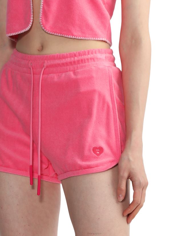 short de survêtement en tissu éponge A Bathing Ape femmes ZHX6N4831 rose