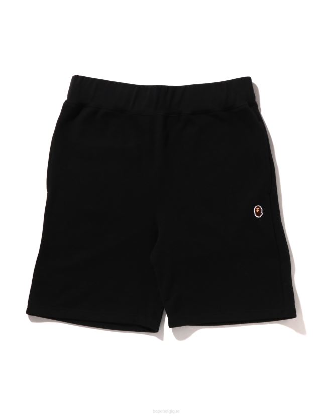 short de survêtement head one point A Bathing Ape Hommes ZHX6N4102 noir