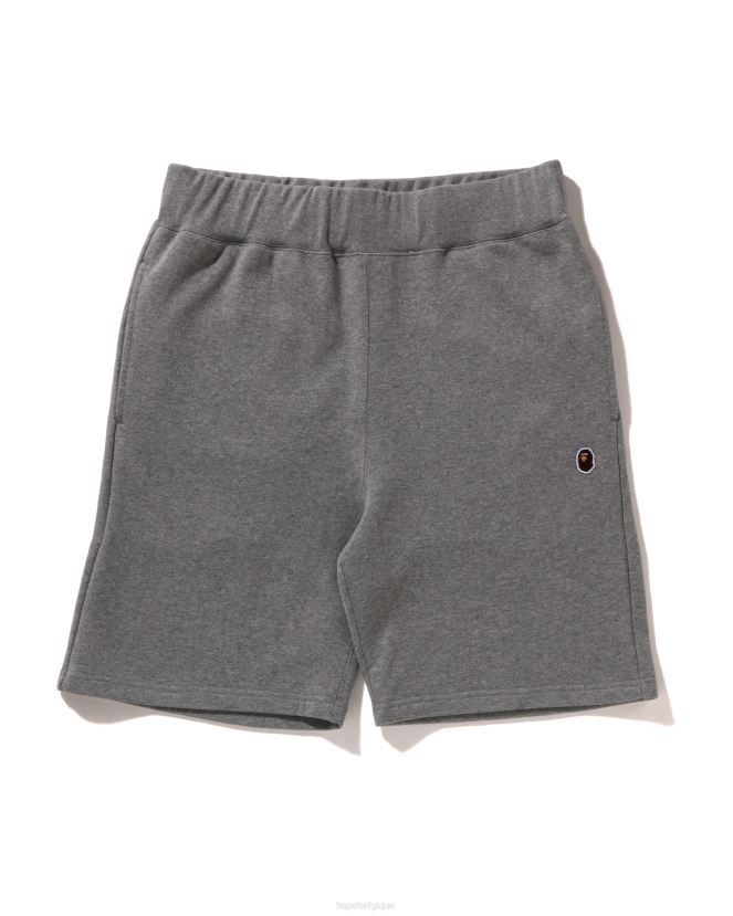 short de survêtement head one point A Bathing Ape Hommes ZHX6N4105 gris