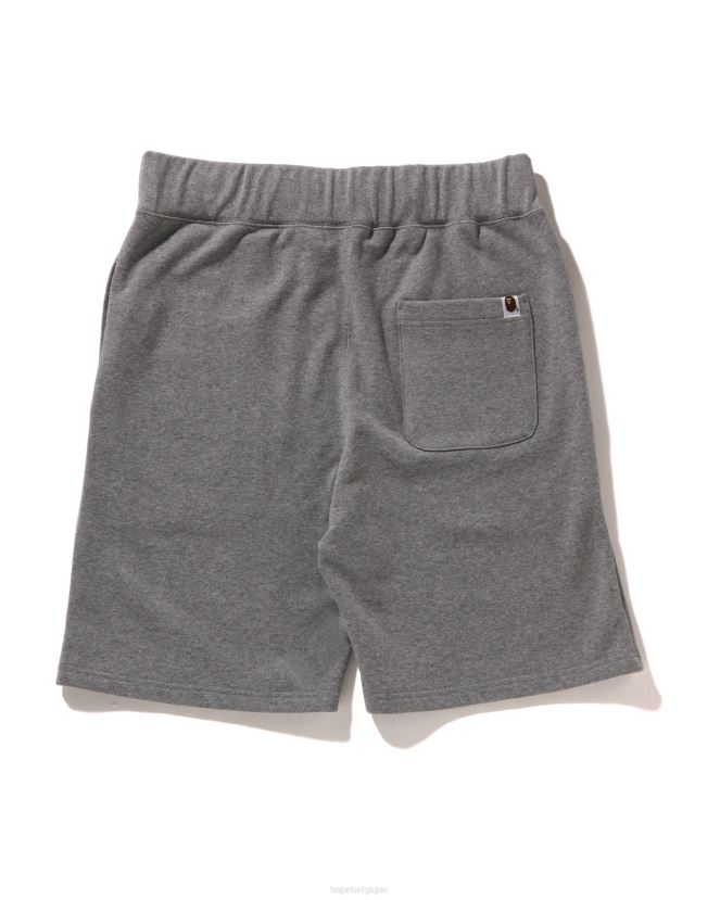 short de survêtement head one point A Bathing Ape Hommes ZHX6N4105 gris
