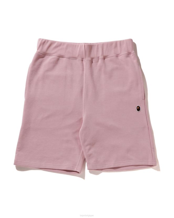short de survêtement head one point A Bathing Ape Hommes ZHX6N4106 rose