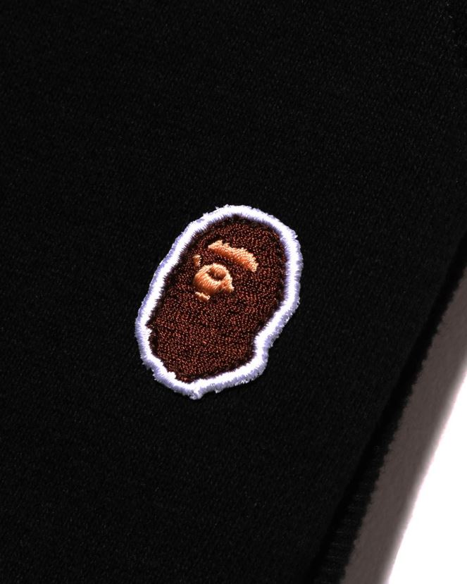 short de survêtement à un point A Bathing Ape femmes ZHX6N4893 noir