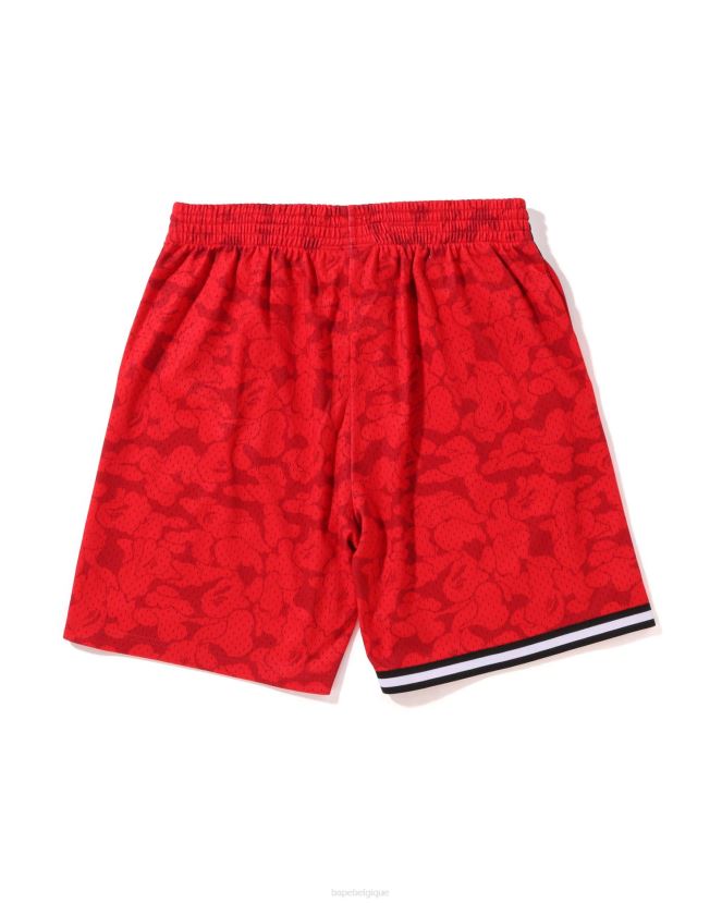 short en jersey miami heat x mn A Bathing Ape Hommes ZHX6N4370 rouge vif