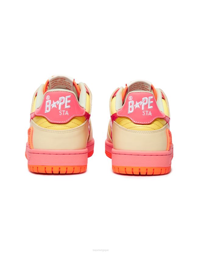 sk8 sta 1 A Bathing Ape Hommes ZHX6N4709 orange