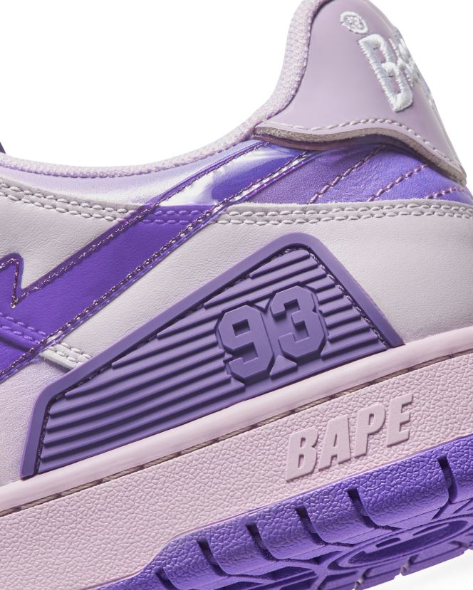 sk8 sta 1 A Bathing Ape femmes ZHX6N41239 violet