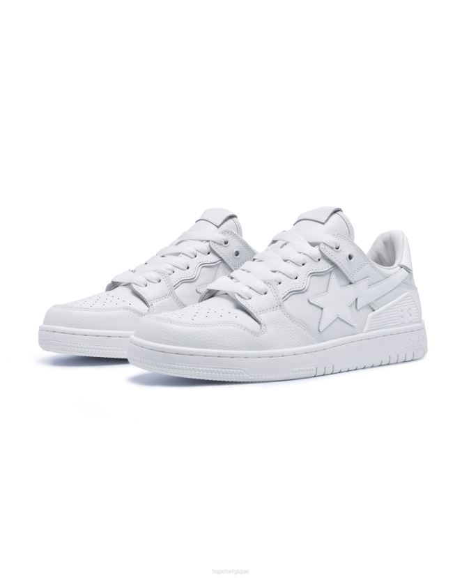 sk8 sta 3 m1 A Bathing Ape Hommes ZHX6N4686 blanc