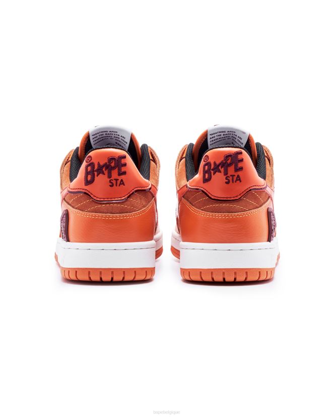 sk8 station 2 A Bathing Ape Hommes ZHX6N4685 orange