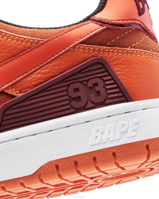 sk8 station 2 A Bathing Ape Hommes ZHX6N4685 orange