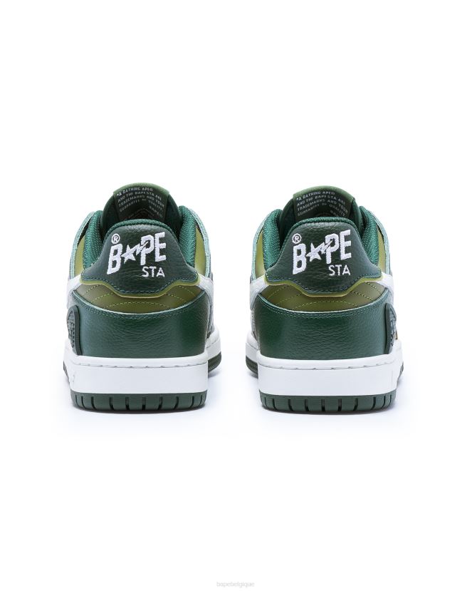 sk8 station 2 A Bathing Ape femmes ZHX6N41213 émeraude