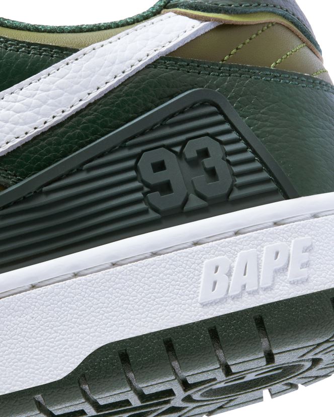 sk8 station 2 A Bathing Ape femmes ZHX6N41213 émeraude