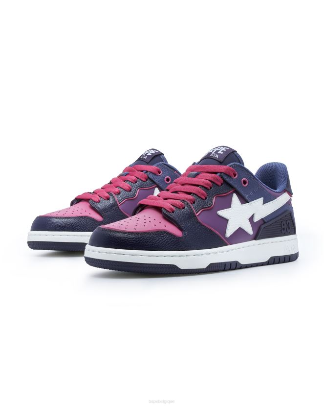 sk8 station 2 A Bathing Ape femmes ZHX6N41214 violet
