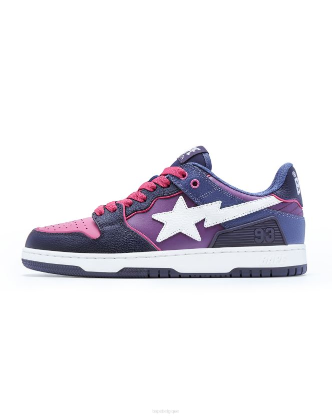 sk8 station 2 A Bathing Ape femmes ZHX6N41214 violet