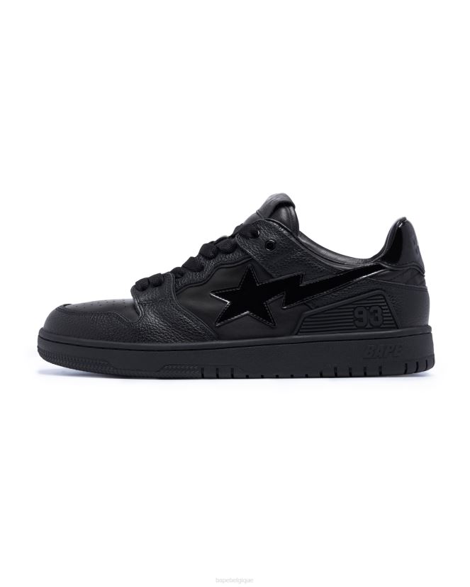 sk8 station 3 A Bathing Ape femmes ZHX6N41230 noir