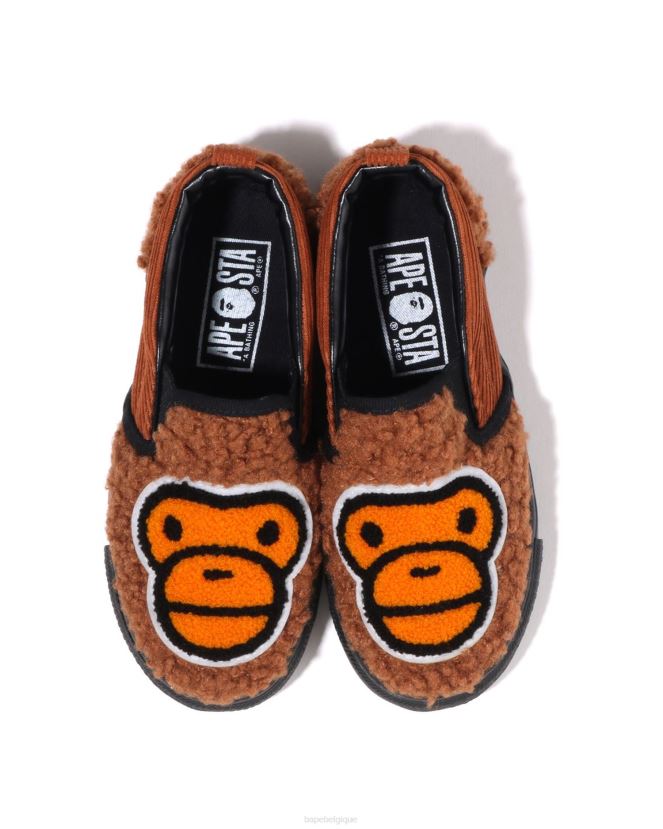 slips bébé milo boa A Bathing Ape enfants ZHX6N41522 brun