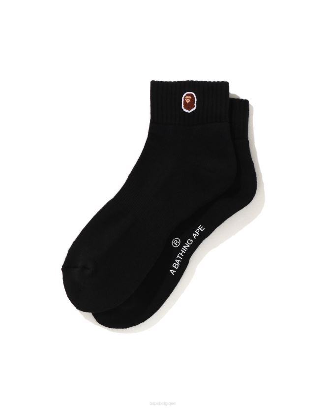 socquettes head one point A Bathing Ape Hommes ZHX6N4511 noir
