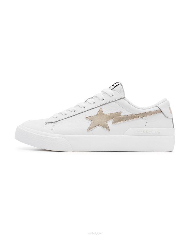sta fou 1 A Bathing Ape Hommes ZHX6N4659 blanc