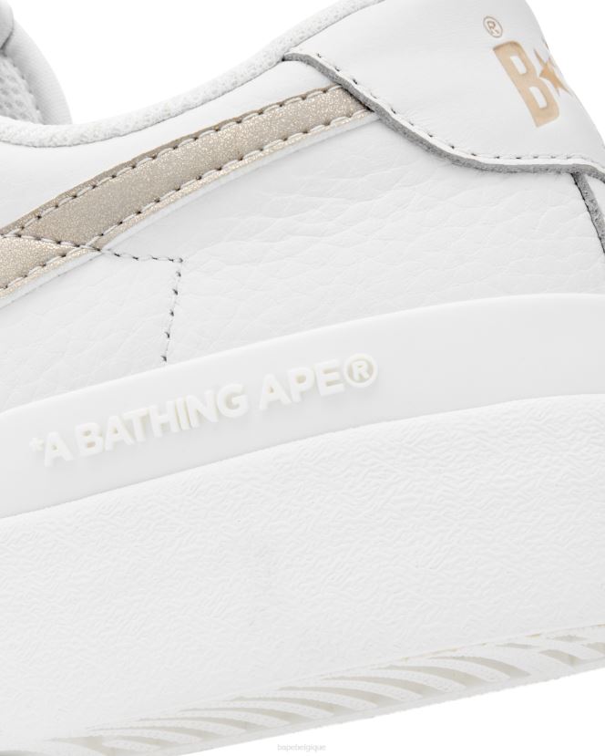 sta fou 1 A Bathing Ape Hommes ZHX6N4659 blanc
