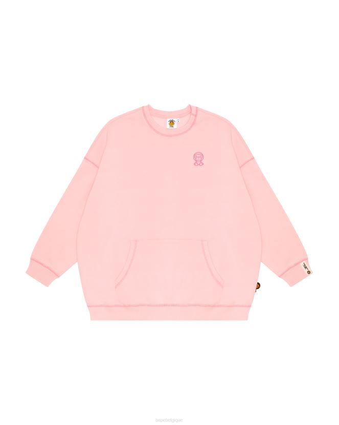 sweat bébé milo A Bathing Ape femmes ZHX6N4870 rose