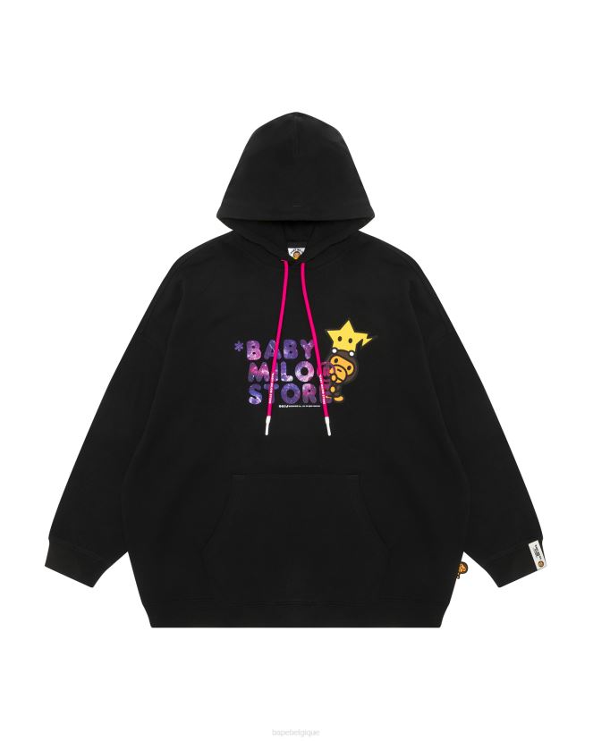 sweat à capuche bébé milo A Bathing Ape femmes ZHX6N4868 noir