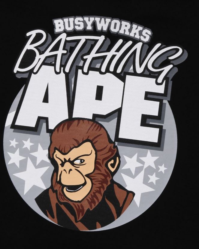 sweat à capuche coupe décontractée A Bathing Ape Hommes ZHX6N4284 noir
