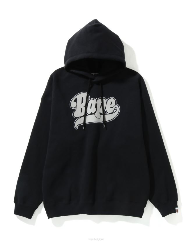 sweat à capuche oversize A Bathing Ape femmes ZHX6N4978 noir