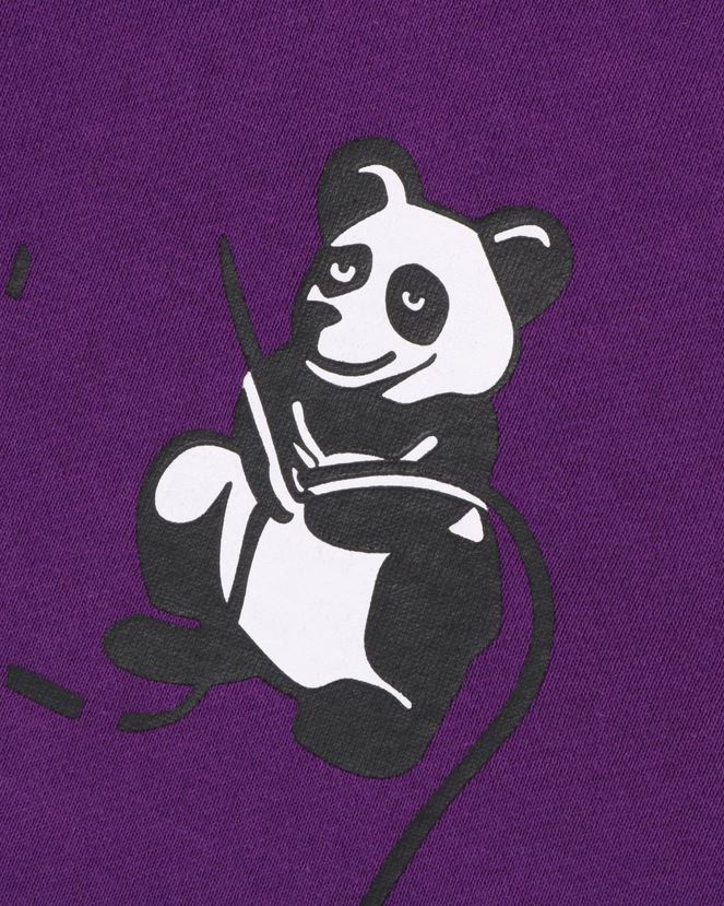 sweat à capuche zippé color camo panda A Bathing Ape Hommes ZHX6N4187 violet