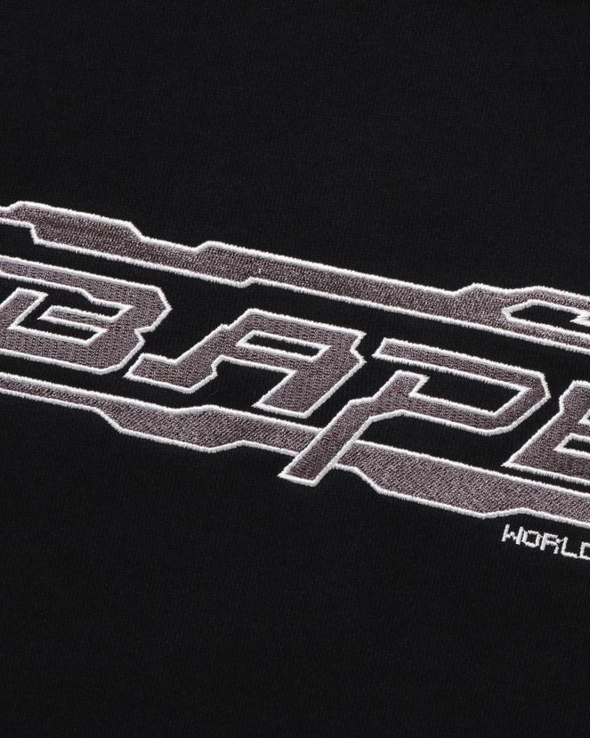 sweat à capuche à surpiqûres A Bathing Ape Hommes ZHX6N4315 noir