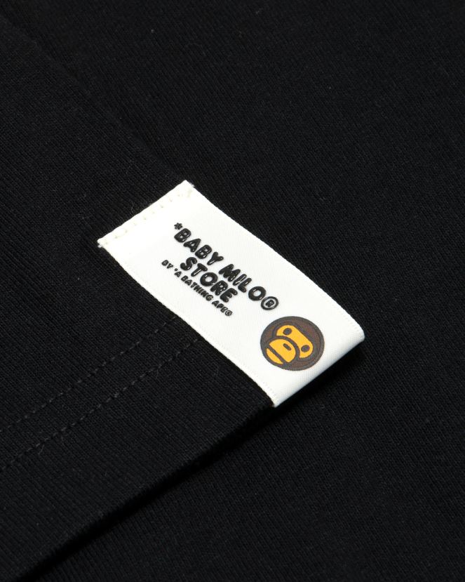 t-shirt bébé milo A Bathing Ape femmes ZHX6N4855 noir