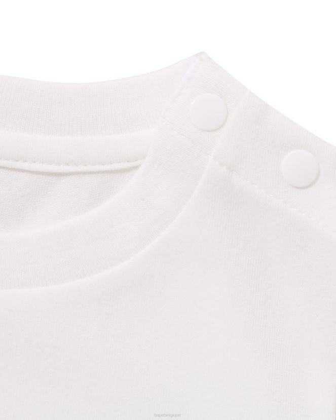 t-shirt bébé milo aux fruits A Bathing Ape enfants ZHX6N41325 blanc