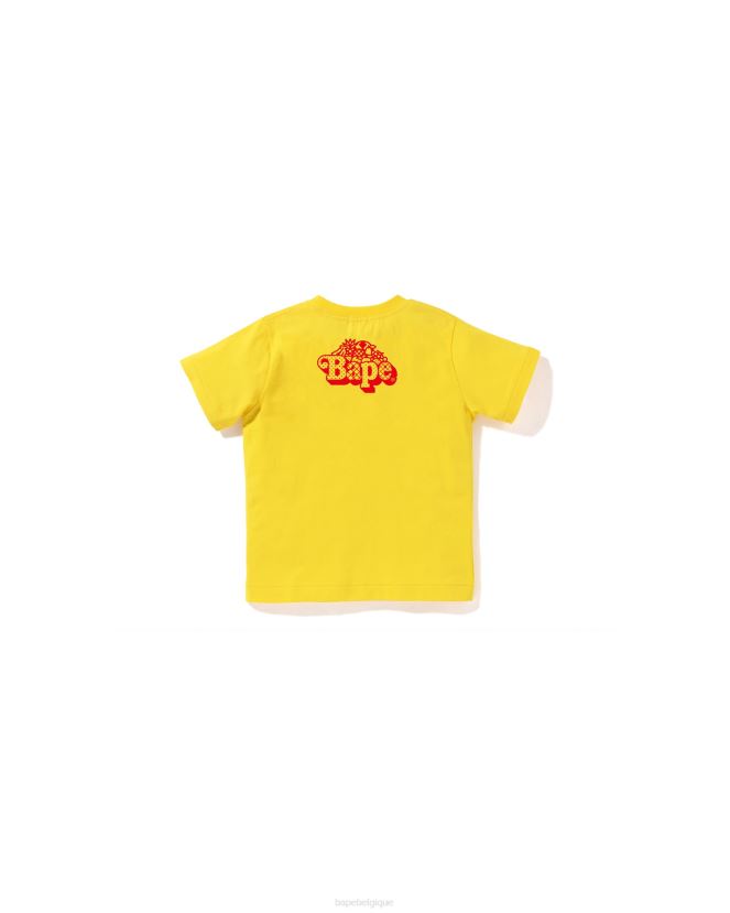 t-shirt bébé milo aux fruits mélangés  1 A Bathing Ape enfants ZHX6N41376 jaune