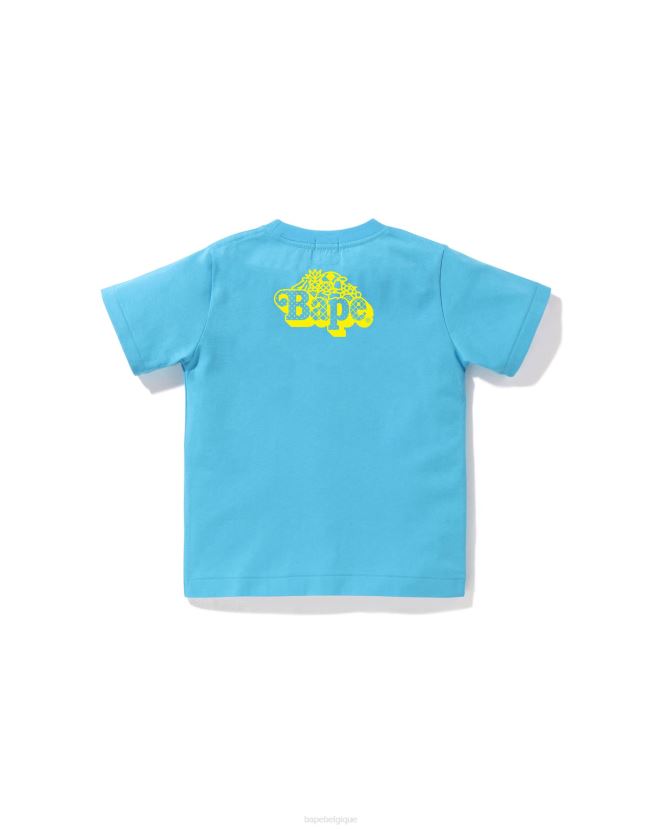 t-shirt bébé milo aux fruits mélangés  2 A Bathing Ape enfants ZHX6N41454 bleu