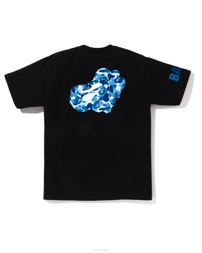 t-shirt camouflage abc A Bathing Ape Hommes ZHX6N474 noir