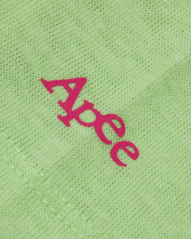 t-shirt court graphique A Bathing Ape femmes ZHX6N4951 vert d\automne