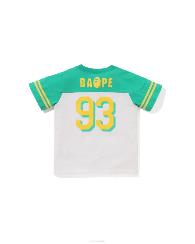 t-shirt de football A Bathing Ape enfants ZHX6N41314 vert clair