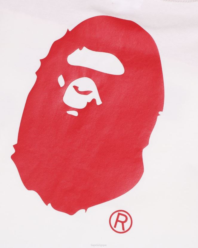 t-shirt de football A Bathing Ape enfants ZHX6N41514 blanc