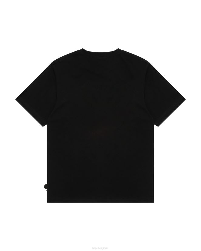 t-shirt graphique bébé milo A Bathing Ape femmes ZHX6N4860 noir
