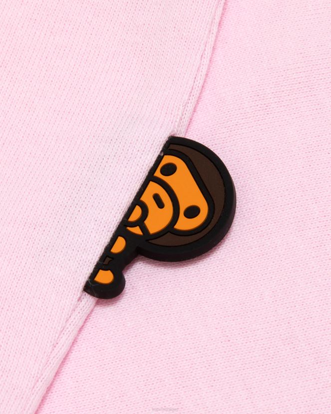 t-shirt graphique bébé milo A Bathing Ape femmes ZHX6N4861 rose