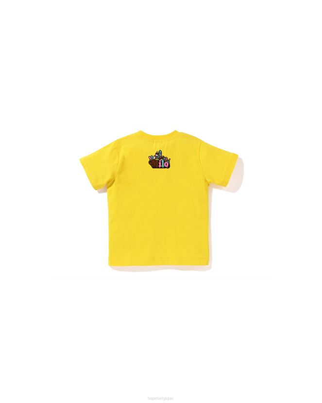 t-shirt milo et lisa aux fruits mélangés pour bébé milo A Bathing Ape enfants ZHX6N41384 jaune